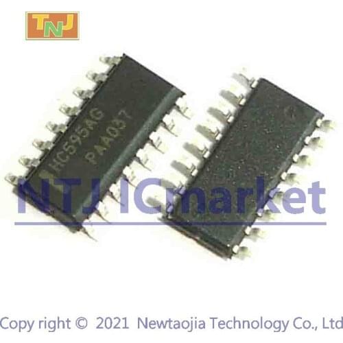 10 PCS MC74HC595ADR2G SOP-16 HC595AG MC74HC595AD 74HC595 8-BIT SHIFT REGISTER IC