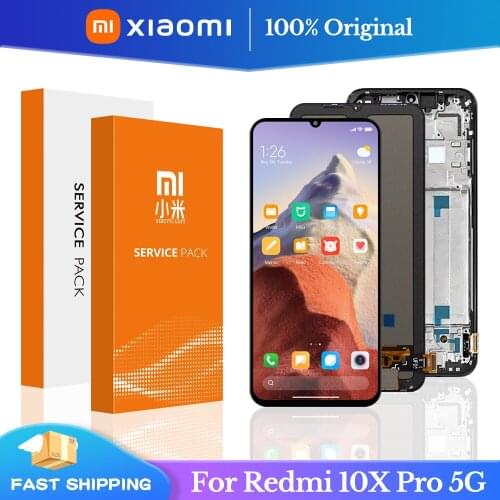 100% Original 6.57'' Display For Xiaomi Redmi 10X PRO 5G M2004J7BC LCD Touch Screen Digitizer Assembly For Redmi 10X PRO 5G lcd