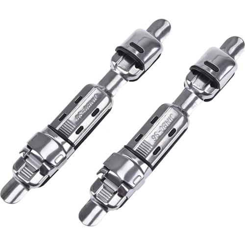 2pc wheel seat pole deck rods clip reel fitted deck stainless steel seat fishing tackle accessories Stainless Steel Fishing rods