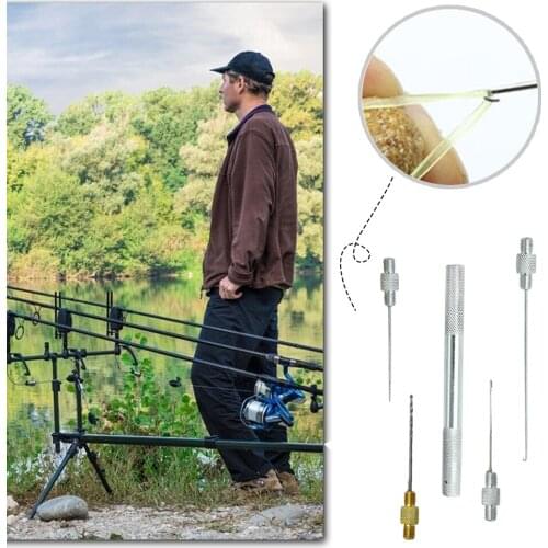5pcs/Set Carp Fishing Lead Core Rigs Making Tools Splicing Needles Boilie Drill Carp Tools Accessories For Carp Fishing
