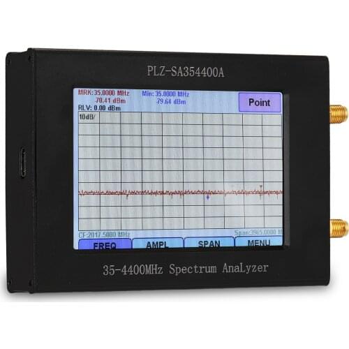 Spectrum Network Analyzer Signal-Source Tracking-Source 35-4400mhz Amplitude Bandwidth Frequency LCD Color Full Touching Control