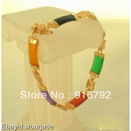 Free shipping Wholesale *****Fashion jewelry Mutilcolor stone Bracelet