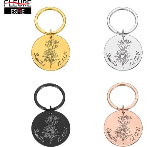 Couple Keychain Original Keychains Personalized Gift Boyfriend Girlfriend Key Chain for Car Keys Customized for Men Women Gifts