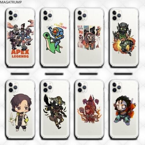 Hot new game Apex Legends Phone Case Clear For iphone 12 11 Pro Max Mini XS Max 8 7 6 6S Plus X 5S SE 2020 XR cover