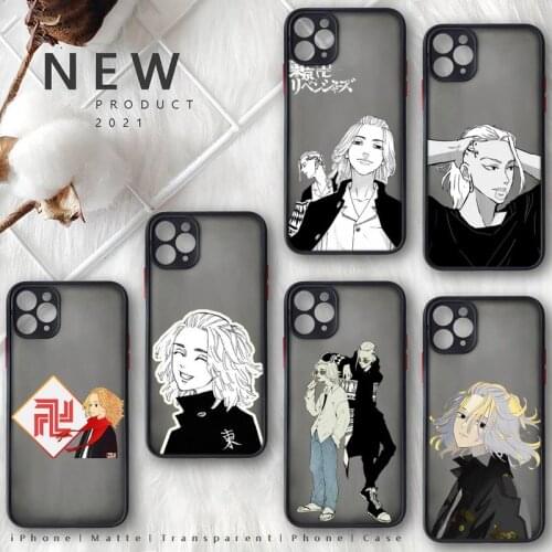 Tokyo revengers Phone Case Matte Transparent for iphone 11 12 pro mini XS XR X max 7 8 plus TPU Mobile bags coque shell funda