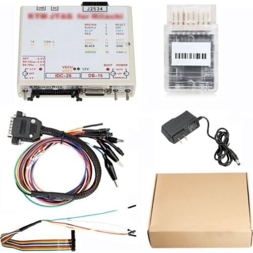 For Powerbox PCM FLASH V195 KTMOBD 1.20 ECU Chip Tuning Tool For Hitachi Programming Tool