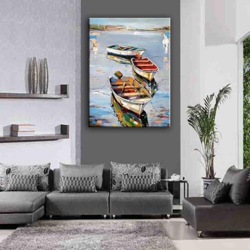 Home decor oil painting hand painted high quality landscape knife painting pictures DM1609341