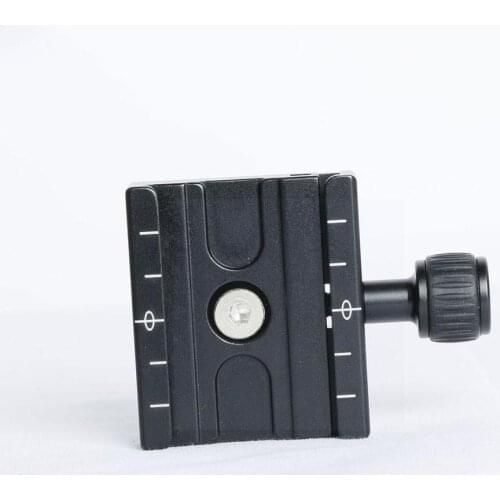 Metal Clamp 60mm Quick Release Plate For Arca Swiss Adapter Adjustable Knob Lever Tripod Ball Head T6C0
