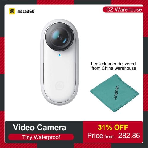 Insta360 Go 2 Tiny Mighty Action Camera 1440P 50fps Sports Camera IPX8 4M Waterproof FlowState Stabilization Action Sport Camera