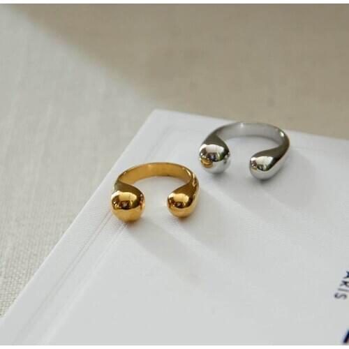 MANGOSKY Fashion Simple Adjustable Ring for Women And Men