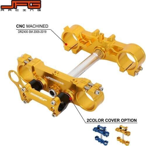 Motorcycle CNC Triple Tree Clamps Steering Stem And Bar Mount For SUZUKI DRZ400SM DRZ400 SM 2005-2015 2016 2017 2018 2019