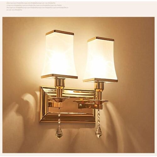 Wall light creative led wall lamp modern study bedroom bedside lamp personality living room lamp simple aisle warm wall lamp