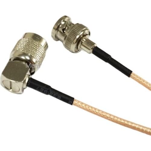 New TNC Male Plug Right Angle Switch BNC Male Pigtail cable RG316 Wholesale Fast Ship 15CM 6" Adapter wholesale price