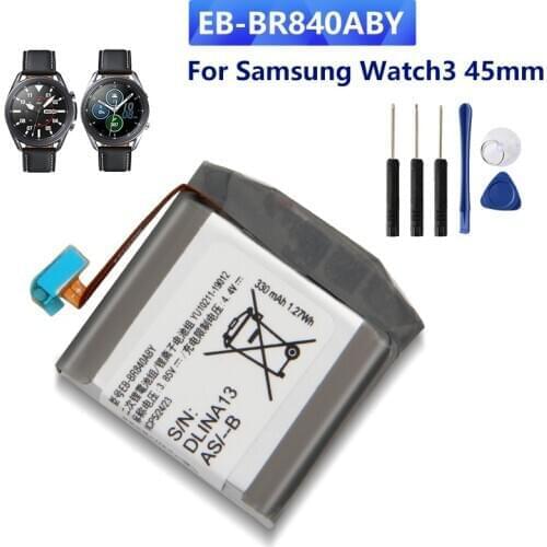 Original Replacement Battery EB-BR840ABY For Samsung Watch3 SM-R840 Watch3 Version 340mAh Watch Battery