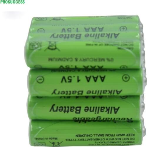 High Energy Efficiency and Low Self-Discharge 1.5V LR03 AAA Rechargeable Alkaline Batteries for Toy Camera Mic Shavermice