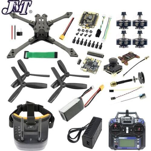 Full Set With FPV Goggles 220mm DIY FPV Racing Drone Quadcopter BS430 35A ESC F4 Pro V2 Flight Control 1200TVL Camera