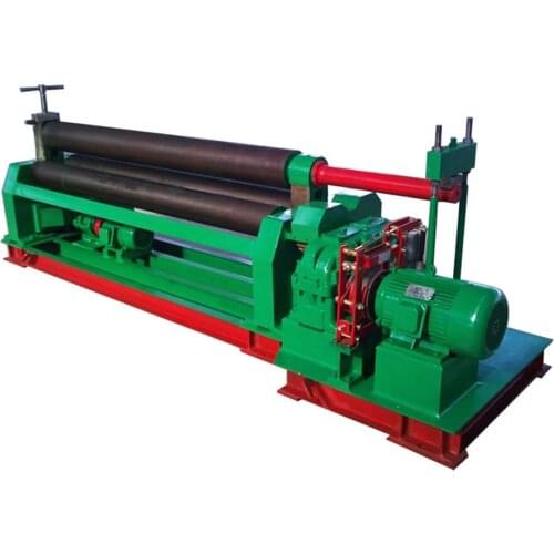 Semi-automatic 3 Roll Tube Forming Machine for Metal Sheet and Steel Plate Rolling and Bending Former