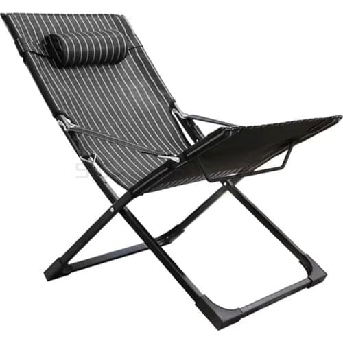Folding nap lounge chair office home leisure balcony sun chair portable lazy armchair