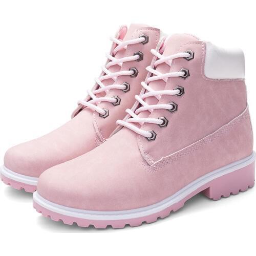 2020 Fashion Keep warm Womens Boots Brand Woman Ankle Botas Sell well Woman Boots Autumn Winter Shoes Women Flat Boots size 46