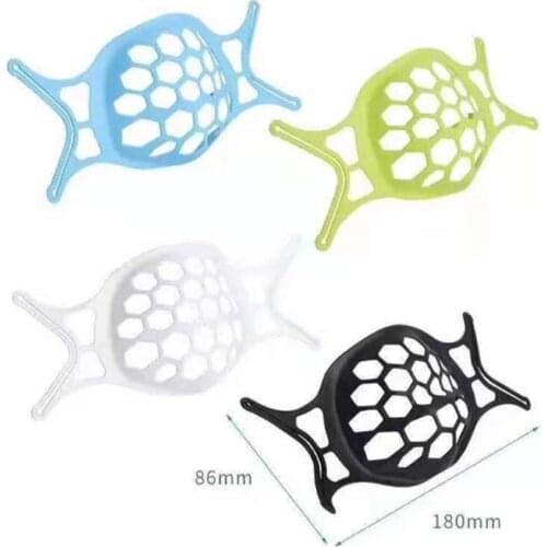 10Pcs 3D Face Mask Inner Support Frame Silicone Mouth Mask Bracket Food Grade Silicone Mask Holder Breathable Valve Reusable