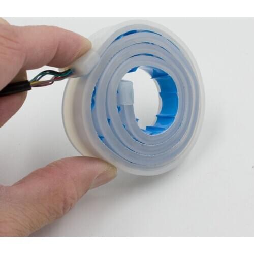 2x Car DRL LED Daytime 12v Running Lights lamps for car White Turn Signal Yellow Guide Strip for Headlight decorative light