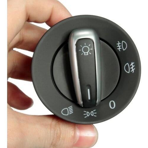 50% Hot Sale Chrome Headlight Switch for Touran Passat CC B6 3C Jetta Golf MK5 6