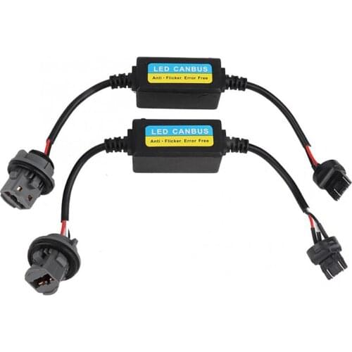 Automobile Modified Led Resistance Decoder a Pair Of t20 7443 Led Brake Lamp Fault Decoder Led Turn Signal Lamp