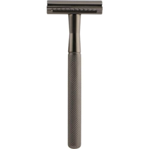 Razor Mens Double Edge Razor Classic Manual Shaver Alloy Head Metal Razor for Shaving or Hair Removal