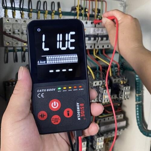 Digital Multimeter TRMS 9999 Ohm Volt Amp Tester for Measuring Voltage Current Resistance Capacitance Diode NCV Continuity Test