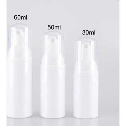 300pcs 30ml 50ml 60ml Foaming Bottle Froth Pump Soap Mousses Liquid Dispenser Foam Bottles Cap Plastic Shampoo Lotion Bottling
