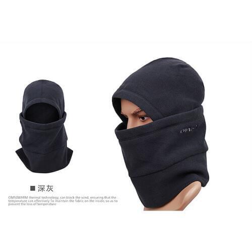 Outdoor hunting sking warm fleece hat outdoor cap warm hat riding cap double way use cap & scarf fleece beanie