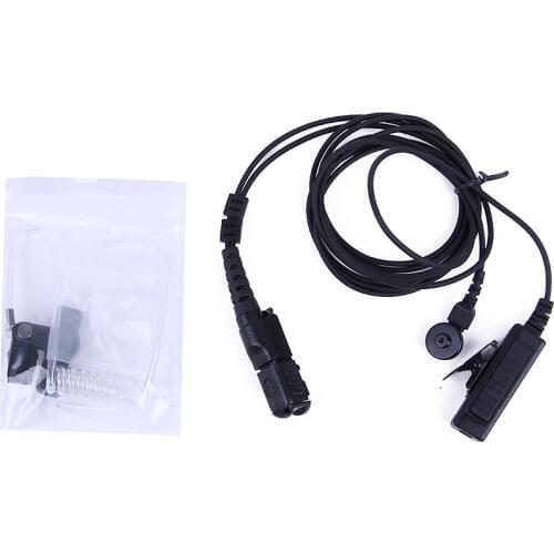 Surveillance Air Tube PTT Earpiece Headset Mic for Motorola DP2400 XiR P6620 MTP3250 MTP3200 Two Way Radio Walkie Talkie