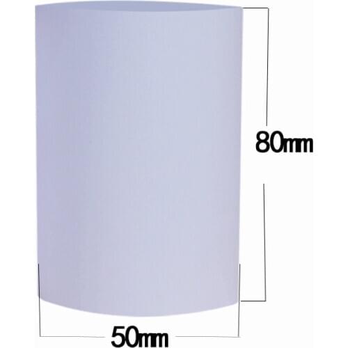 Hot paper cashier paper 80 x 50mm POS printer hot paper 1 reel of supermarket printing receipt paper tube core
