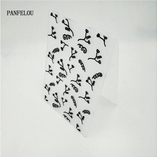 HOT plastic Rice ear craft card making paper card album wedding decoration clip Embossing folders