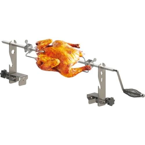 Small Hand-cranked Rotating Grill Home Barbecue Accessories Suitable for Chicken, Leg of Lamb, Rabbit, Etc