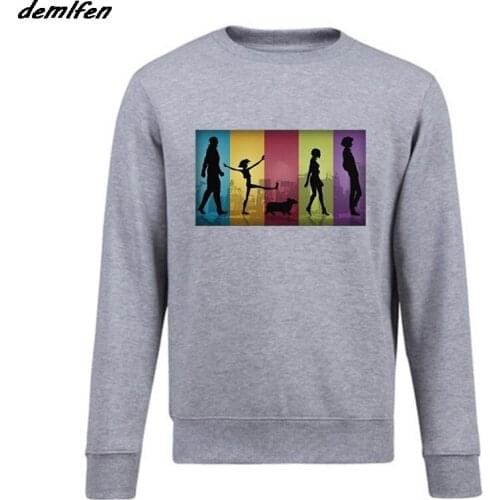 New Cowboy Bebop See You Space Cowboy Anime Mens Black Hoodie fashion pullover O-Neck Sweatshirt Hip Hop Tops coat