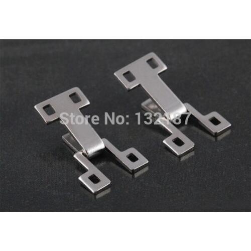 Wholesale #6001 100pairs/lot metal brass garment hooks trousers / skirts hooks and eyes silver nickle free shipping HE-022