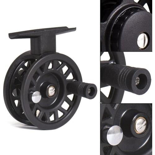 Portable Fly Fishing Reel ABS Plastic Former Ice Fishing Wheels Outdoor Fishing Gear Accessories