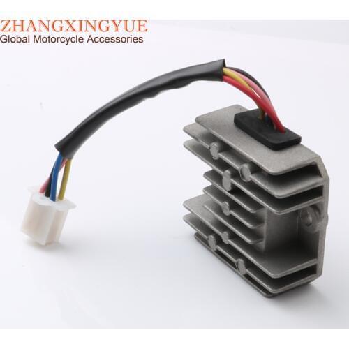 12V Voltage Regulator Rectifier 5 pin for SYM Jet Eu 2 2T 50 05-10 New Duke Husky 125 Euro Mx Shark 125 150 3160-N28-000