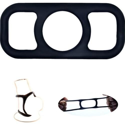 Penis Ring Silicone Time Delay Cock Ring Ball Scrotum Bondage Adult Products Male Sex Toys for Men