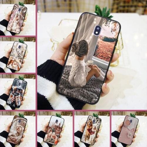 Phone Case Silicone For Samsung Galaxy J2 J5 J7 Prime J3 J5 J7 2015 2016 2017 Girl Dog Cute Back Cover For Samsung J4 J6 J8 Plus