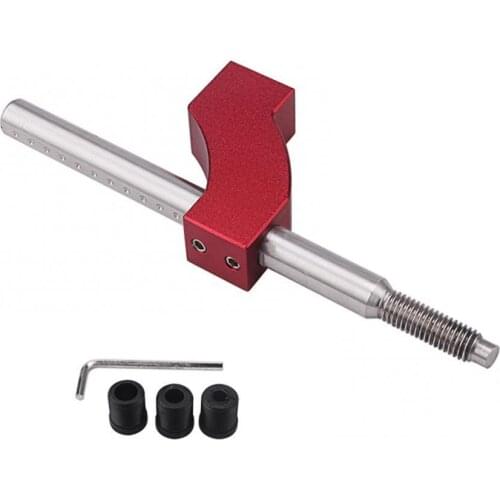 Universal Aluminum Alloy Car Gear Extender Adjustable Shifter Levers Shift Knob