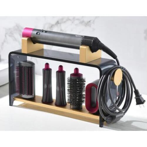 Vertical hole-free dyson hairdressing styling device table shelf holder for home use
