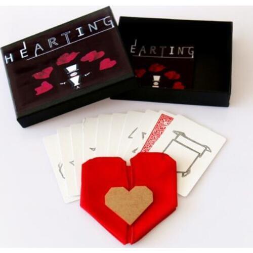 Hearting By Way & Himitsu,Card Magic,Props,Close Up Magic,Magic Accessories Magic Tricks,Gimmick