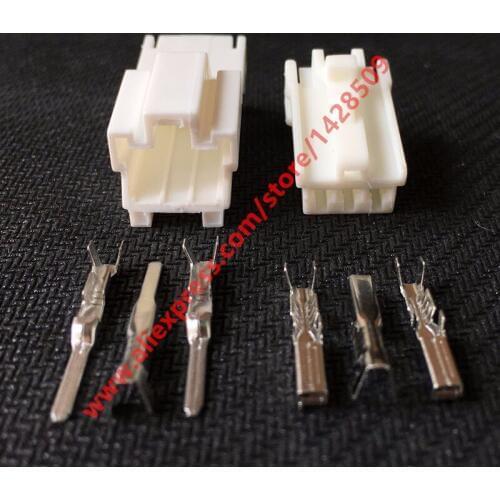 10 Sets Auto 3 pin Female Male Wire Harness Connector 7122-8335 Automotive Lamp Connector