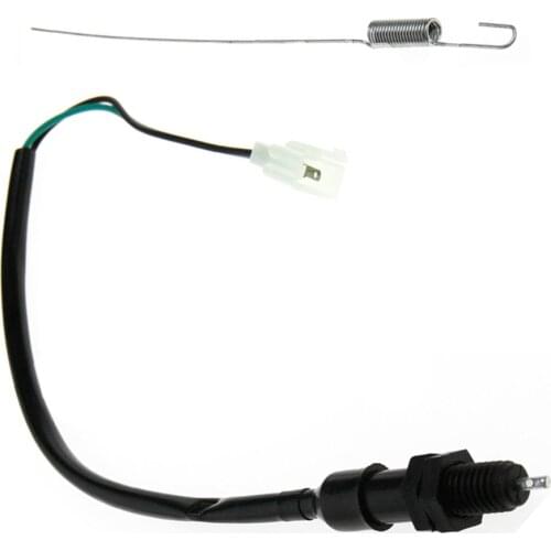 1Pc Universal Motorcycle Bike Rear Brake Light Switch W/ Spring For Kawasaki Suzuki Honda