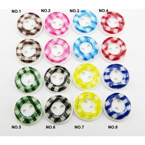 100PCS 13MM Sequins Resin Shirt Button Coat Boots Sewing Clothes Accessory Garment Fits R-102