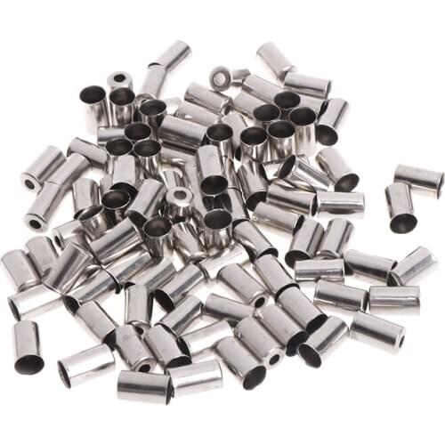 100Pcs/Bag Bicycle Brake Cable Wire End Caps Copper 5mm Bike Shifter Accessories