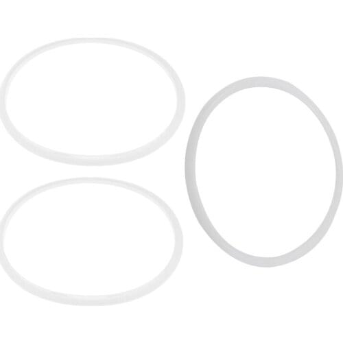2 Pieces Rubber Gasket Sealing Ring Pressure Cookers 28cm Inside Diameter, Transparent White & 1x 26 cm Inner Diameter