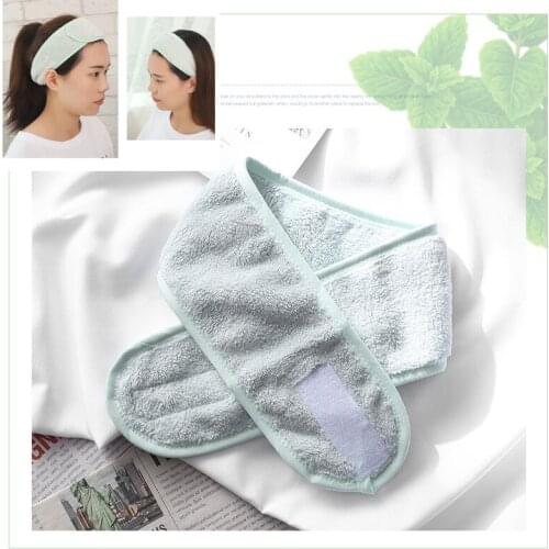 2019 Fashion Coral Fleece Hairbow Cross Headband For Wash Face Makeup Lady Bath Mask Cosmetic Hairband Rabbit Ear Headwear